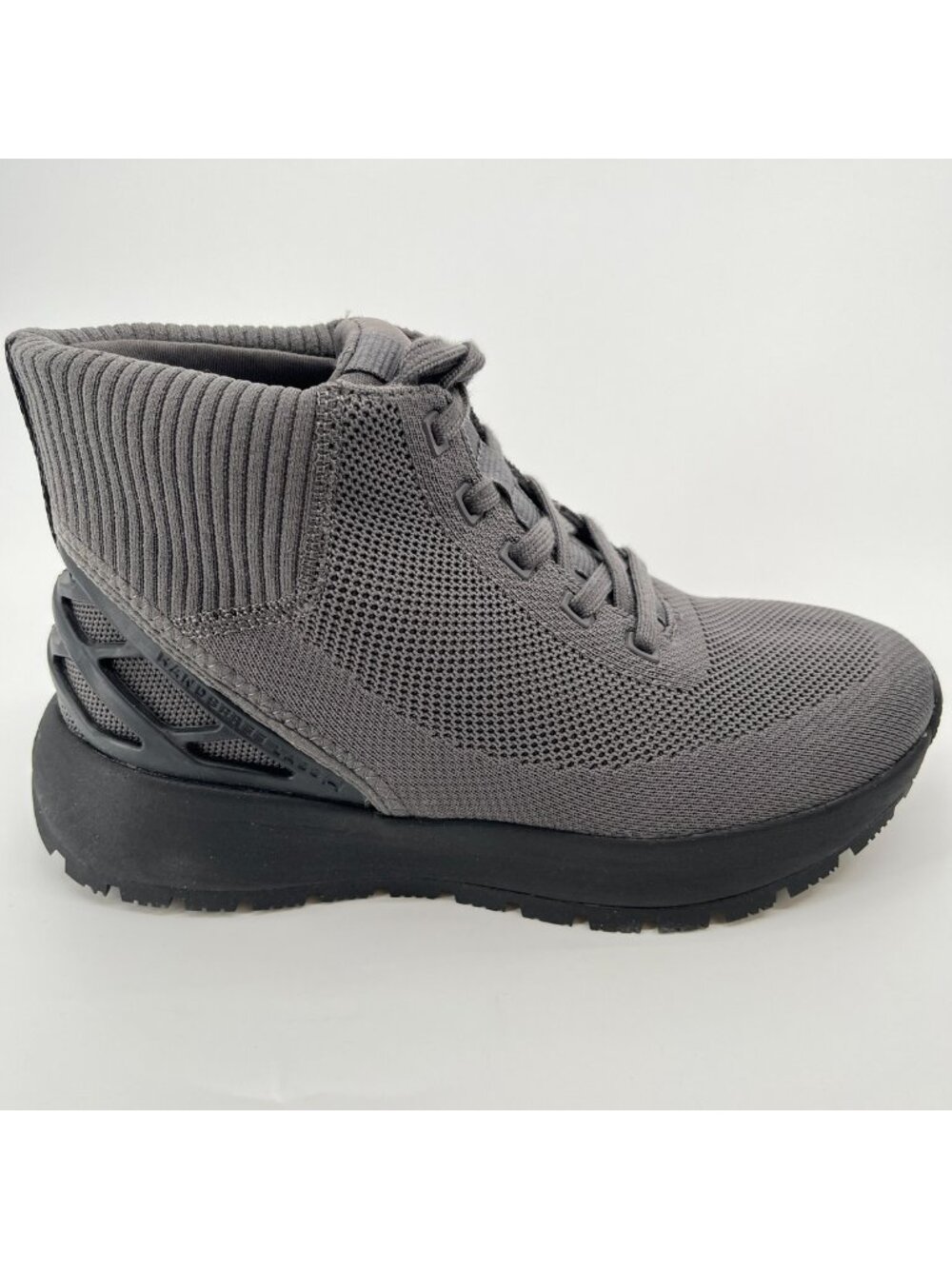 Kizik Suncrest High Womens Size 6.5D Gray Black Outdoor Hands Free Hiking Boots